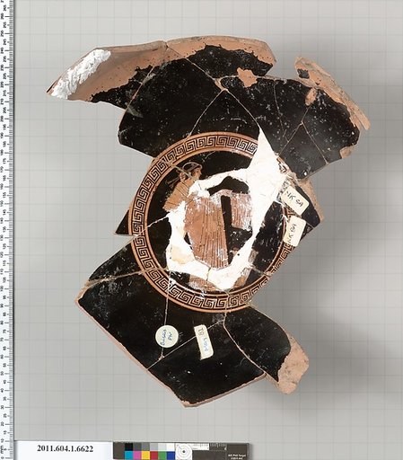 Terracotta fragment of a kylix (drinking cup)