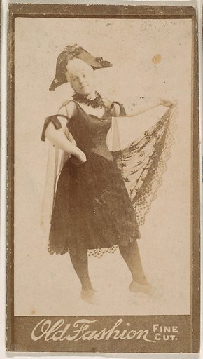 Dancer, from the Actresses series (N664) promoting Old Fashion Fine Cut Tobacco
