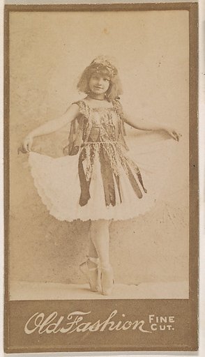 Dancer, from the Actresses series (N664) promoting Old Fashion Fine Cut Tobacco