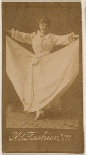 Dancer, from the Actresses series (N664) promoting Old Fashion Fine Cut Tobacco