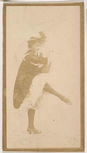 Dancer, from the Actresses series (N664) promoting Old Fashion Fine Cut Tobacco