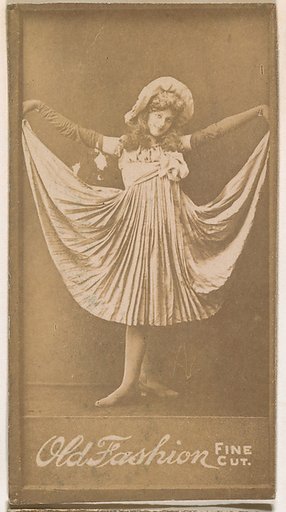 Dancer, from the Actresses series (N664) promoting Old Fashion Fine Cut Tobacco