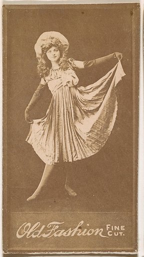 Dancer, from the Actresses series (N664) promoting Old Fashion Fine Cut Tobacco