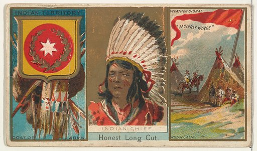 Indian Chief, from "Governors, Arms, Etc." series (N133-1), issued by Duke Sons & Co.