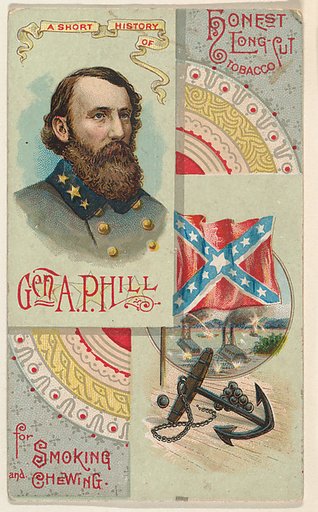 A Short History of General A. Phill, from the Histories of Generals series (N114) issued by W. Duke, Sons & Co. to promote Honest Long Cut Smoking and Chewing Tobacco