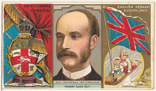 Governor General of Canada, from the Rulers, Flags, and Coats of Arms series (N126-1) issued by W. Duke, Sons & Co.