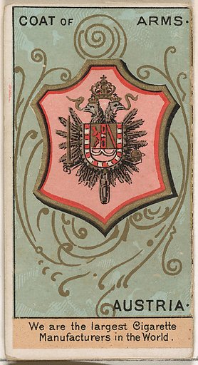 Franz Joseph I, Emperor of Austria, from the Rulers, Flags, and Coats of Arms series (N126-2) issued by W. Duke, Sons & Co.