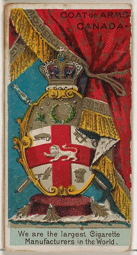 Governor General of Canada, from the Rulers, Flags, and Coats of Arms series (N126-2) issued by W. Duke, Sons & Co.