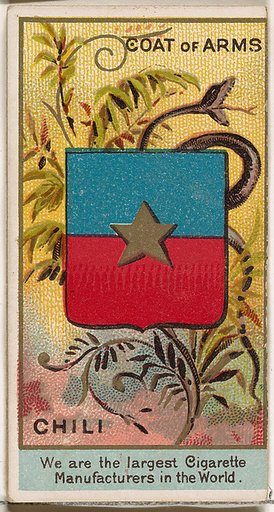J. M. Balmaceda, President of Chili, from the Rulers, Flags, and Coats of Arms series (N126-2) issued by W. Duke, Sons & Co.