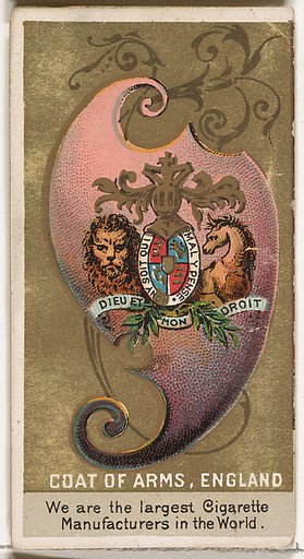 Queen Victoria of England, from the Rulers, Flags, and Coats of Arms series (N126-2) issued by W. Duke, Sons & Co.