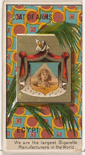 The Sphinx, from the Rulers, Flags, and Coats of Arms series (N126-2) issued by W. Duke, Sons & Co.