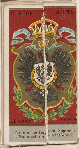 William I, Emperor of Germany, from the Rulers, Flags, and Coats of Arms series (N126-2) issued by W. Duke, Sons & Co.