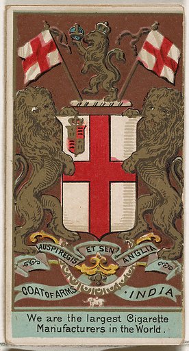 Takore Sahib of Morvi, India, from the Rulers, Flags, and Coats of Arms series (N126-2) issued by W. Duke, Sons & Co.