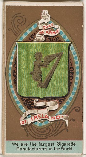 Charles Parnell, Member of Parliament, Ireland, from the Rulers, Flags, and Coats of Arms series (N126-2) issued by W. Duke, Sons & Co.