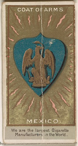 President Diaz of Mexico, from the Rulers, Flags, and Coats of Arms series (N126-2) issued by W. Duke, Sons & Co.