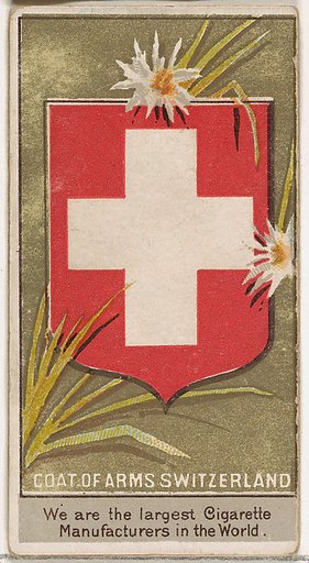 President Hertenstein of Switzerland, from the Rulers, Flags, and Coats of Arms series (N126-2) issued by W. Duke, Sons & Co.