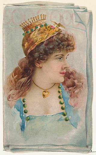 Folded paper, from the Novelties series (N122) issued by Gail & Ax Tobacco to promote Navy Long Cut