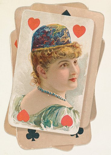 Playing Cards, from the Novelties series (N122) issued by Gail & Ax Tobacco to promote Navy Long Cut