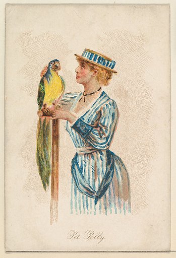 Pet Polly, from the Household Pets series (N194) issued by Wm. S. Kimball & Co.