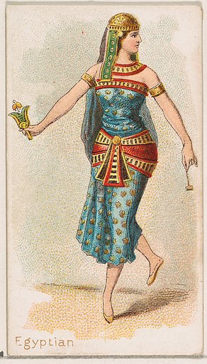 Egyptian Dancer, from the Dancing Women series (N186) issued by Wm. S. Kimball & Co.