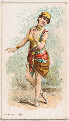 Moorish Dancer, from the Dancing Women series (N186) issued by Wm. S. Kimball & Co.