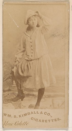 Mme Colette, from the Actresses series (N203) issued by Wm. S. Kimball & Co.