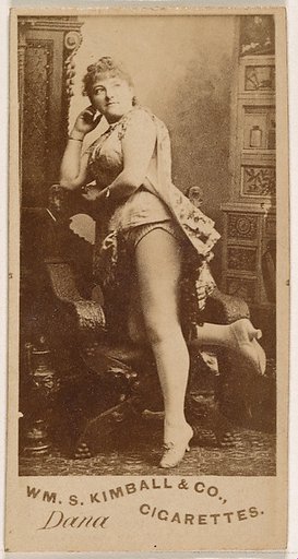 Miss Dana, from the Actresses series (N203) issued by Wm. S. Kimball & Co.