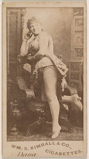 Miss Dana, from the Actresses series (N203) issued by Wm. S. Kimball & Co.