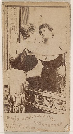 Mlle Dana, from the Actresses series (N203) issued by Wm. S. Kimball & Co.