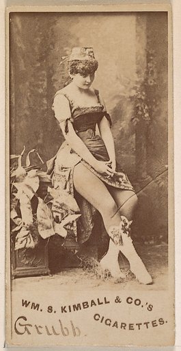 Lillian Grubb, from the Actresses series (N203) issued by Wm. S. Kimball & Co.