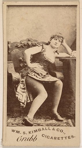 Lillian Grubb, from the Actresses series (N203) issued by Wm. S. Kimball & Co.