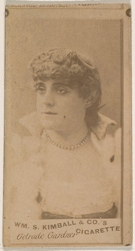 Gertrude Gardner, from the Actresses series (N203) issued by Wm. S. Kimball & Co.