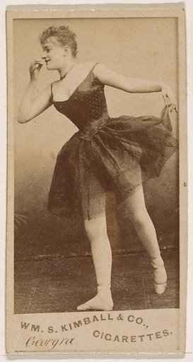 Miss Georgia, from the Actresses series (N203) issued by Wm. S. Kimball & Co.