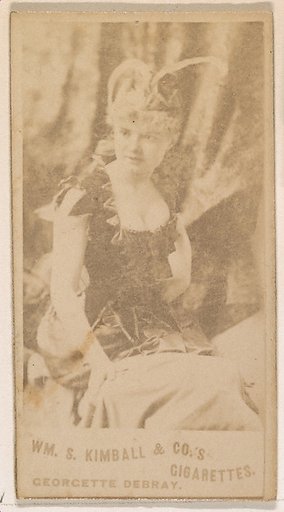 Georgette Debray, from the Actresses series (N203) issued by Wm. S. Kimball & Co.
