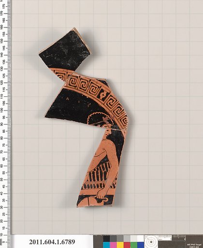 Terracotta fragment of a kylix (drinking cup)