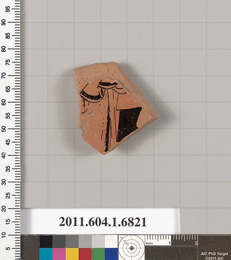 Terracotta fragment of a kylix (drinking cup)
