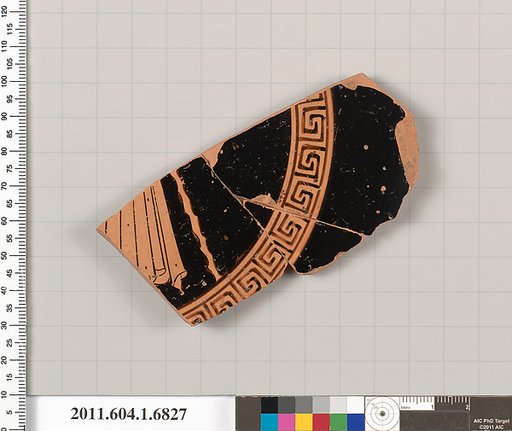 Terracotta fragment of a kylix (drinking cup)