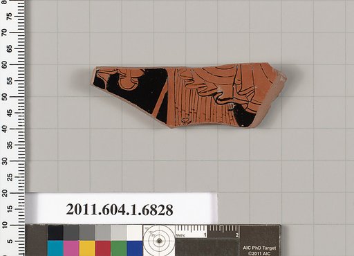 Terracotta fragment of a kylix (drinking cup)