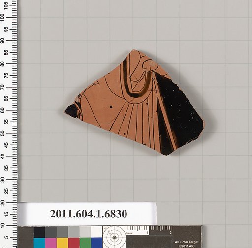 Terracotta fragment of a kylix (drinking cup)