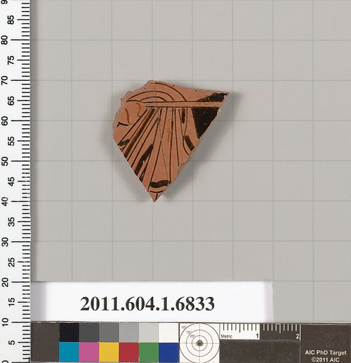 Terracotta fragment of a kylix (drinking cup)