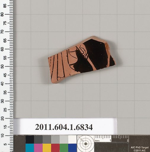 Terracotta fragment of a kylix (drinking cup)