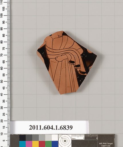 Terracotta fragment of a kylix (drinking cup)