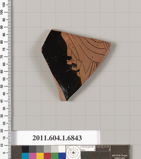 Terracotta fragment of a kylix (drinking cup)