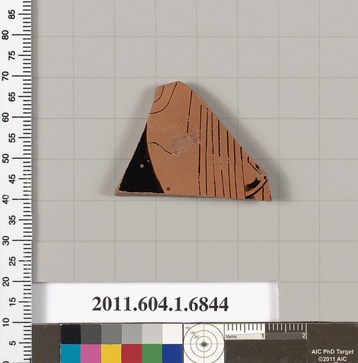 Terracotta fragment of a kylix (drinking cup)