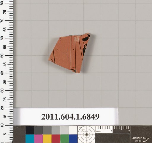 Terracotta fragment of a kylix (drinking cup)