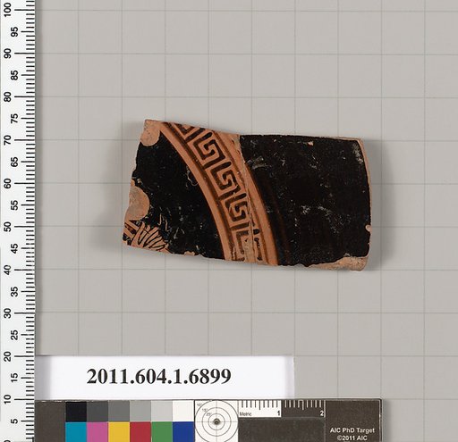 Terracotta fragment of a kylix (drinking cup)