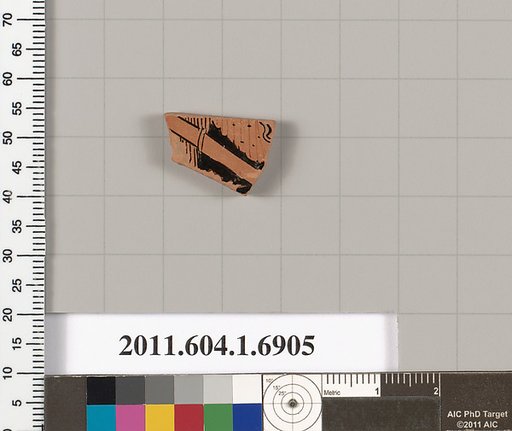Terracotta fragment of a kylix (drinking cup)
