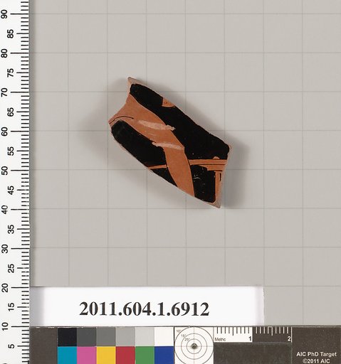 Terracotta fragment of a kylix (drinking cup)