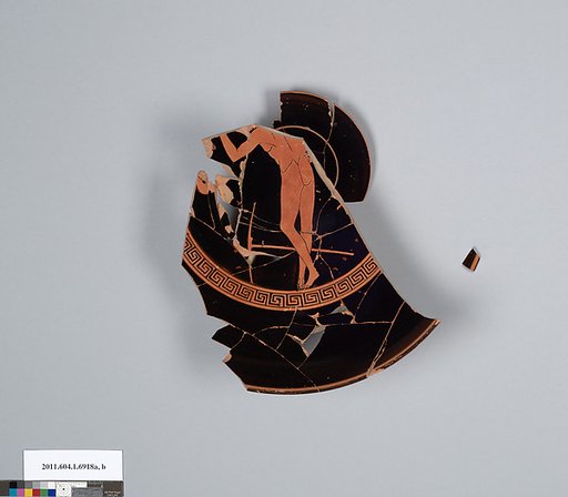Terracotta fragments of a kylix (drinking cup)