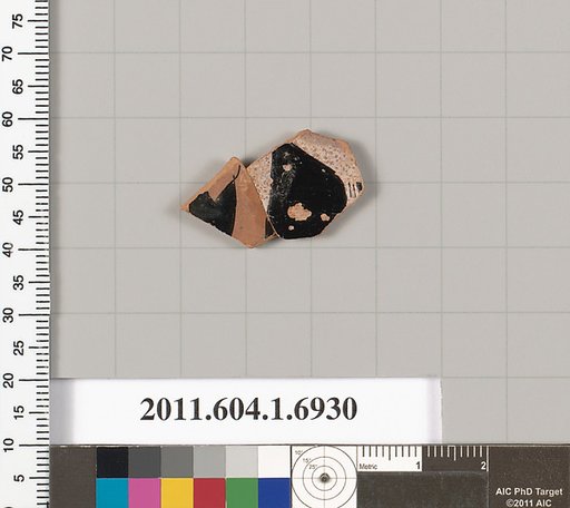 Terracotta fragment of a kylix (drinking cup)